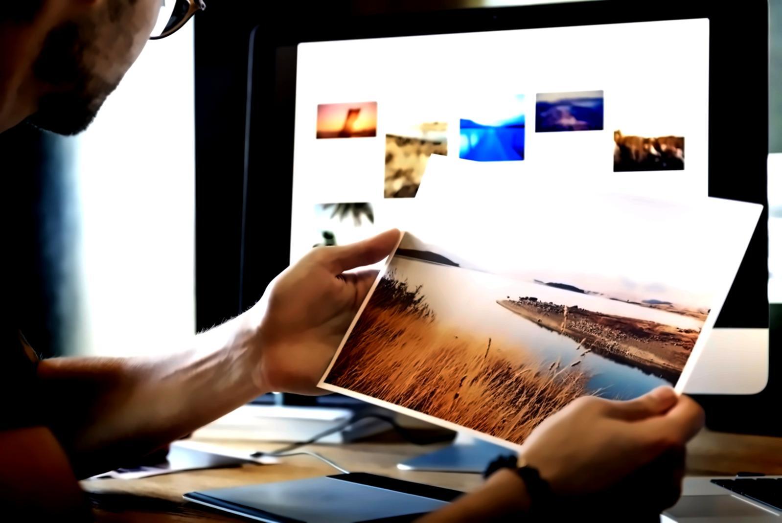 Professional video editing workspace